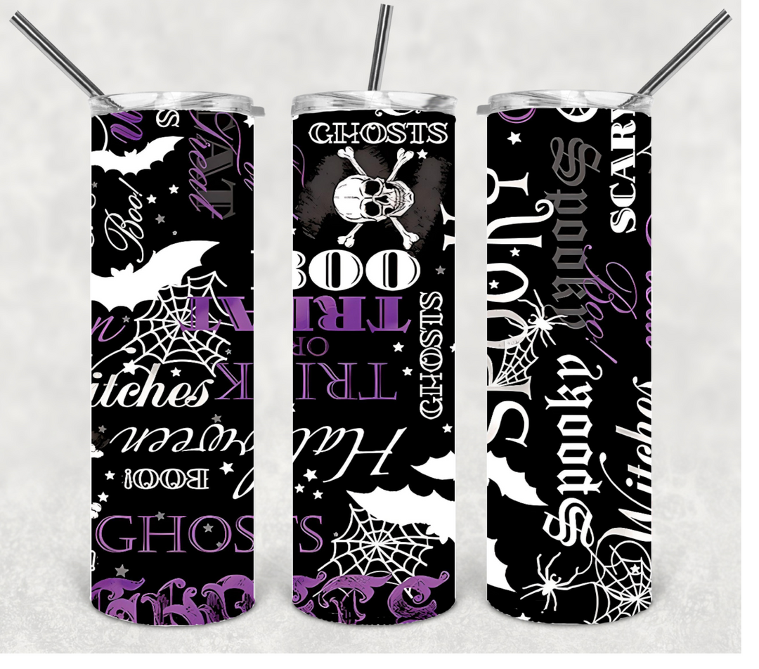 Vibrant Halloween Tumbler, 20 oz
