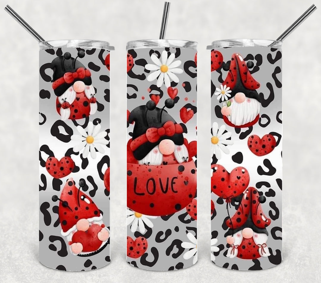Valentine's Tumbler, Gnone Heart Tumbler, Love Tumbler, 20 oz Tumbler