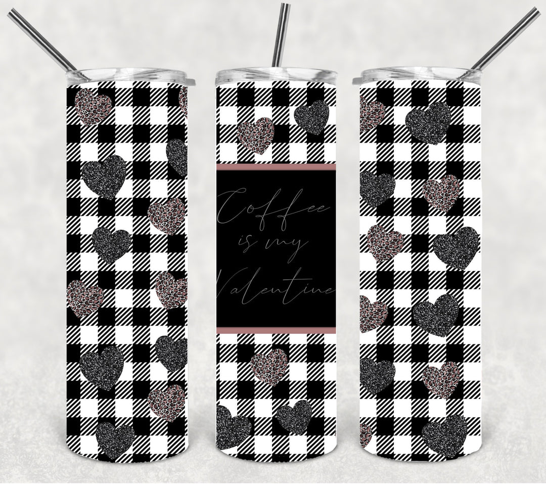 Valentine's Tumbler, Heart Tumbler, Love Tumbler, 20 oz Tumbler