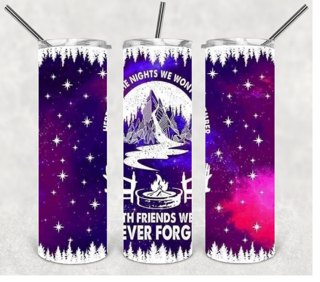 Friends Camping Tumbler, #camplife