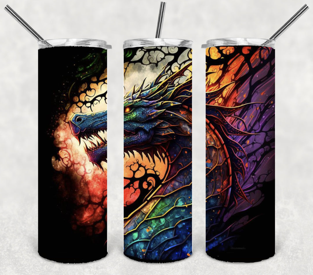 Dragon Tumbler Dragon Scale Dragon Tumbler Medieval 20 oz Tumbler