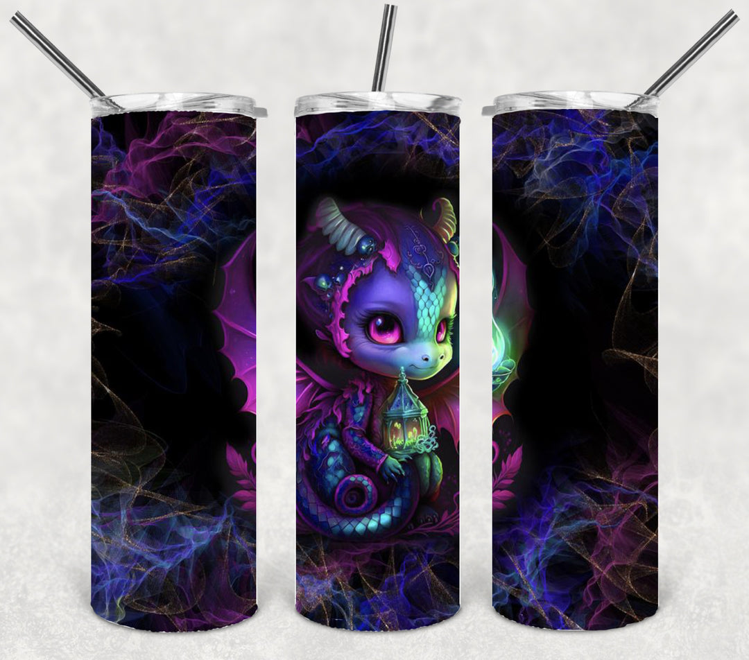 Vibrant Little Devil, Vibrant Devil, Vibrant Halloween Tumbler with Cute Devil