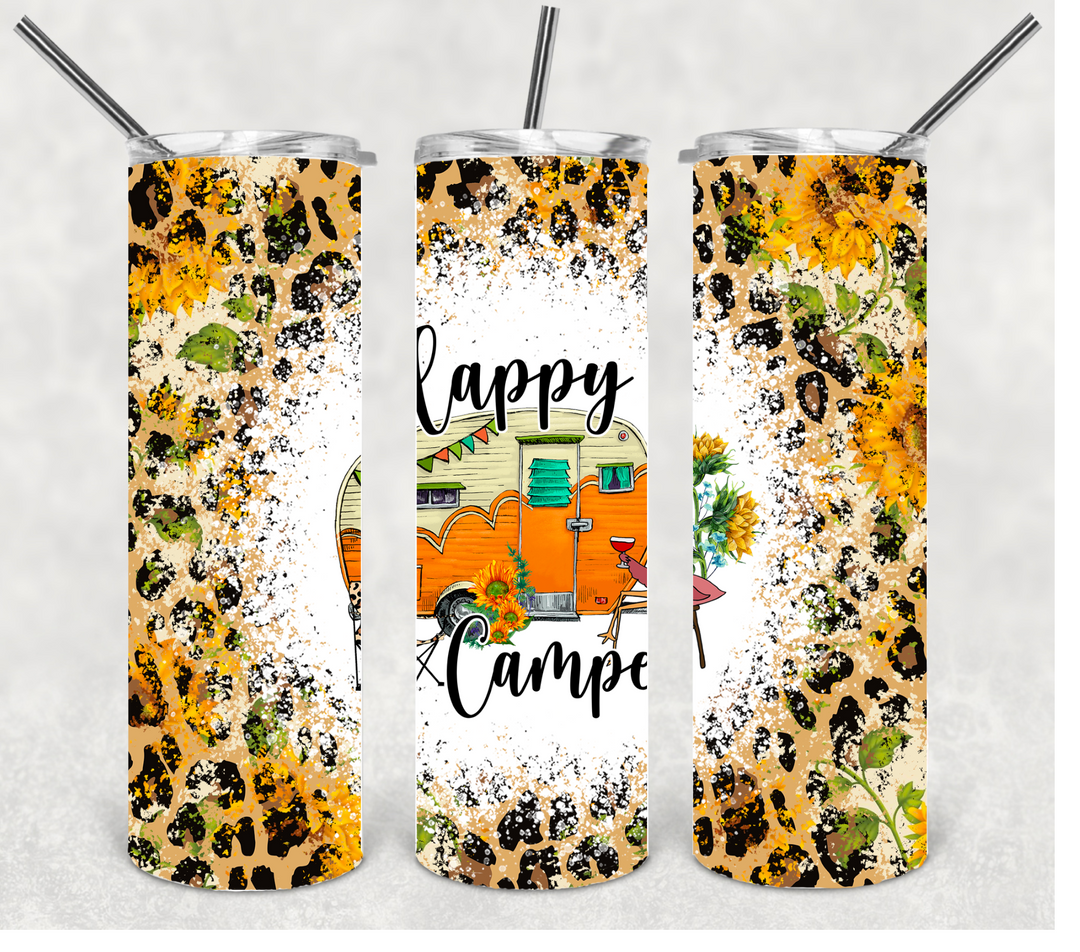 Happy Camper Camping Tumbler, #camplife