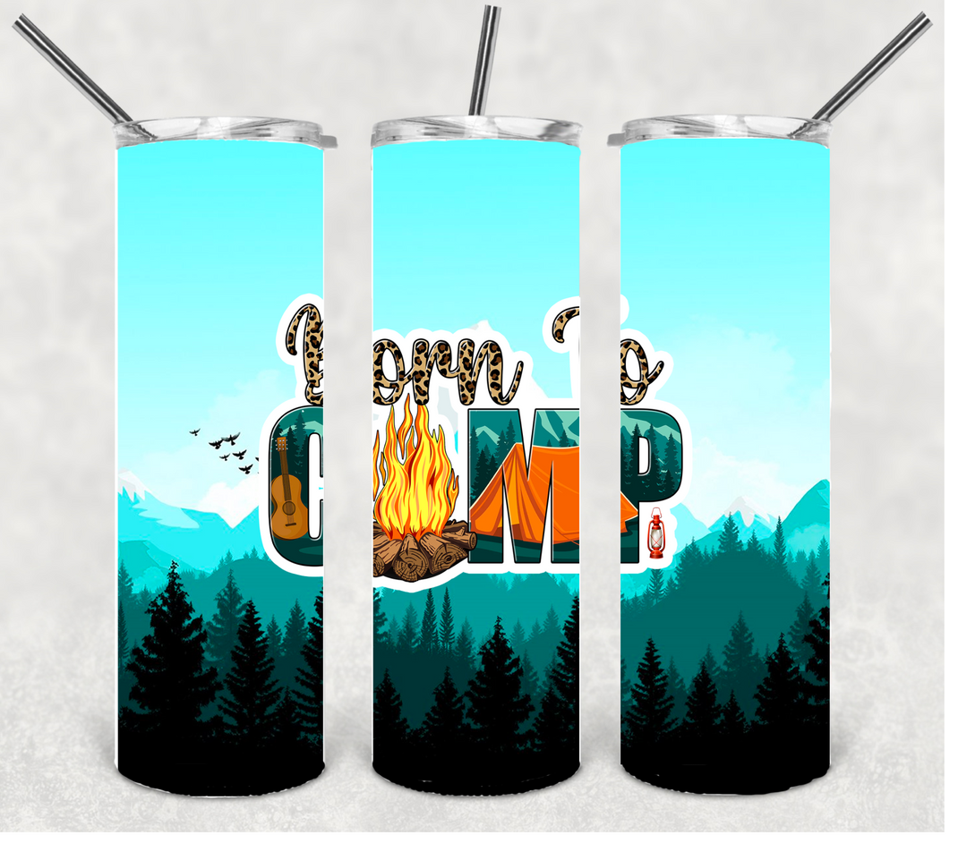 Born to Camp Camping Tumbler, #camplife