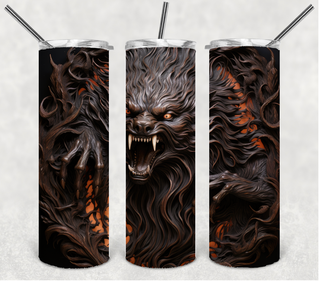 Spooky Halloween Themed Tumbler, 20 oz
