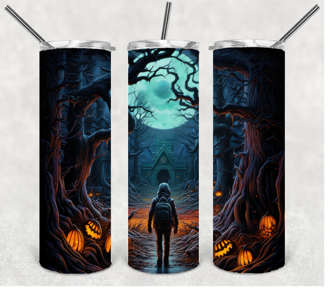 Spooky Halloween Themed Tumbler, 20 oz