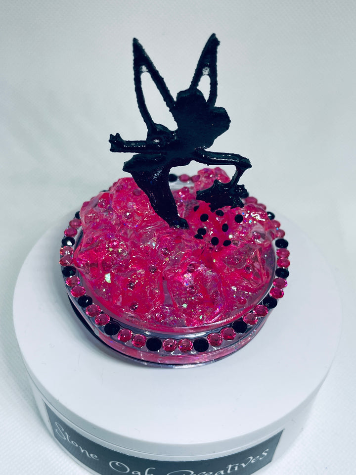 Fairy Tumbler Topper, 3D Decorative Lid