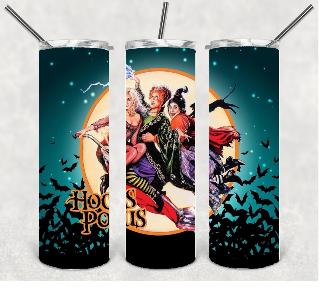 Hocus Pocus Witch Tumbler, Halloween Tumbler, 20 oz