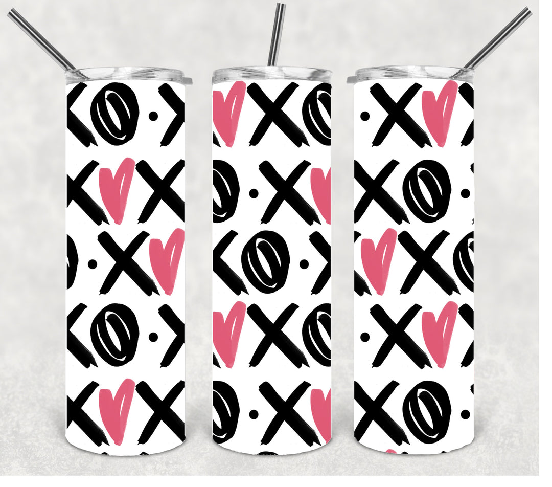 Valentine's Tumbler, Heart Tumbler, Love Tumbler, 20 oz Tumbler