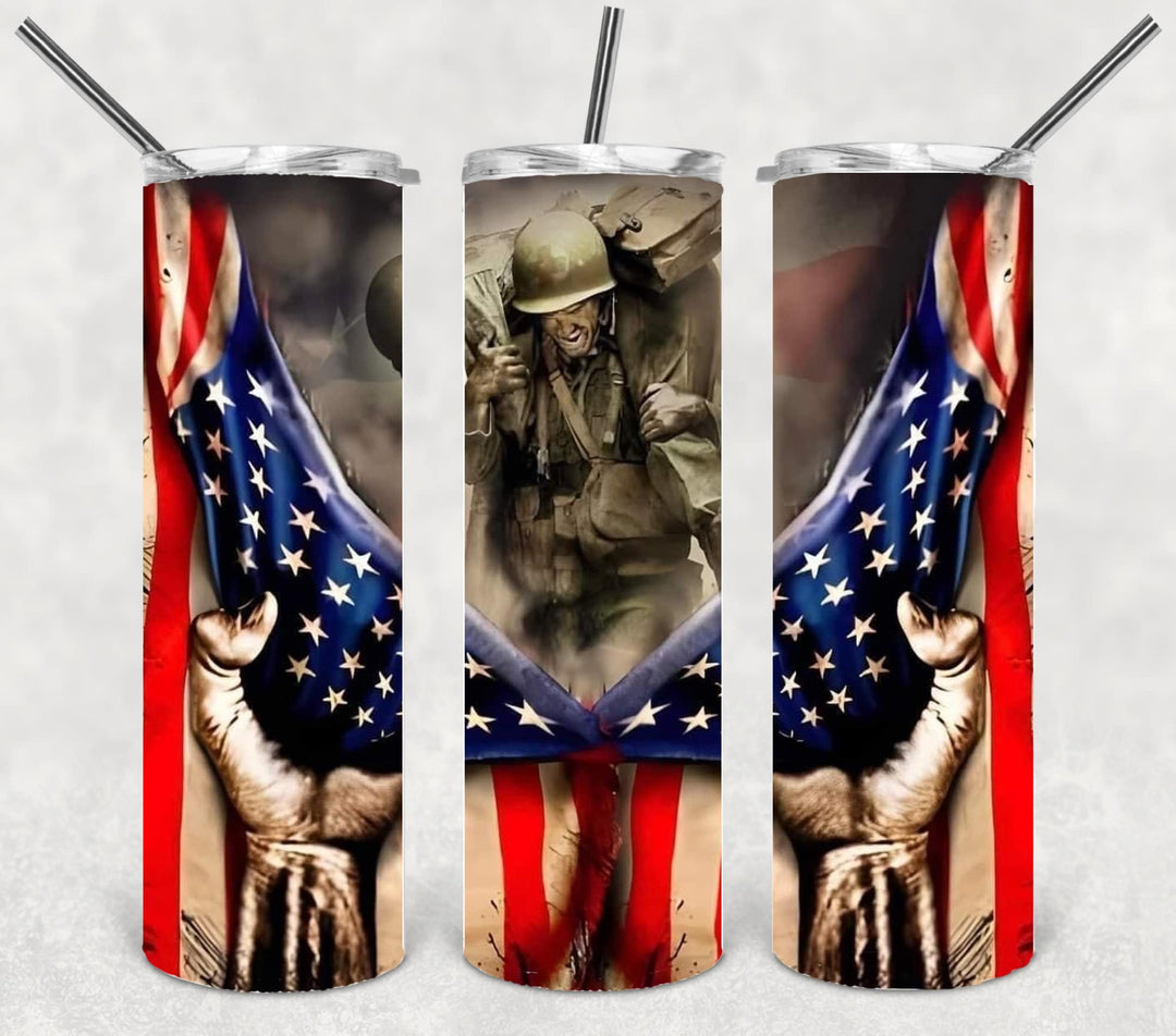 Veteran Tumbler, Military Veteran, Military Tumbler, Honor Veterans, Veteran Gift, 20 oz Skinny Tumbler, makes a great gift
