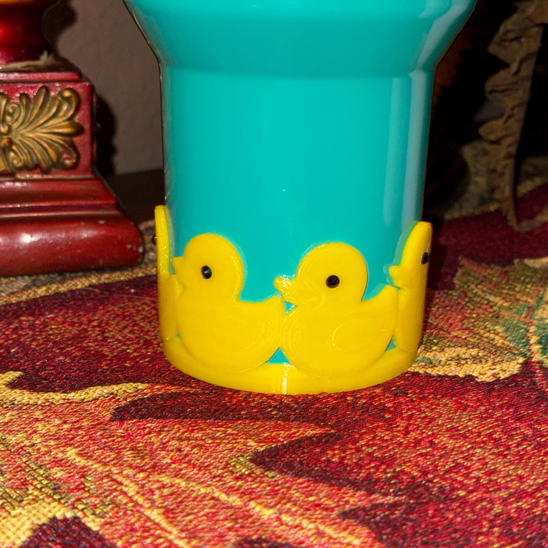 Rubber Duck Tumbler Boot, Tumbler Boot Sleeve, Pastel Easter Spring Summer, Fit's Stanley Tumblers, Protective Sleeve