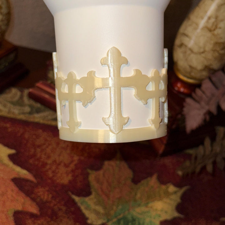 Beautiful Religious Cross Tumbler Boot, Christian cup Boot Sleeve, fits your Stanley Tumblers, Unique Gift for Easter
