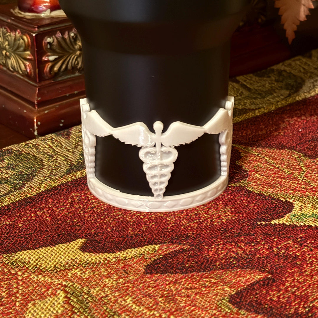 Medical Caducues Symbol Tumbler Boot, Tumbler Boot Sleeve, Nurse Doctor Appreciation, Fit's Stanley Tumblers, Protective Sleeve