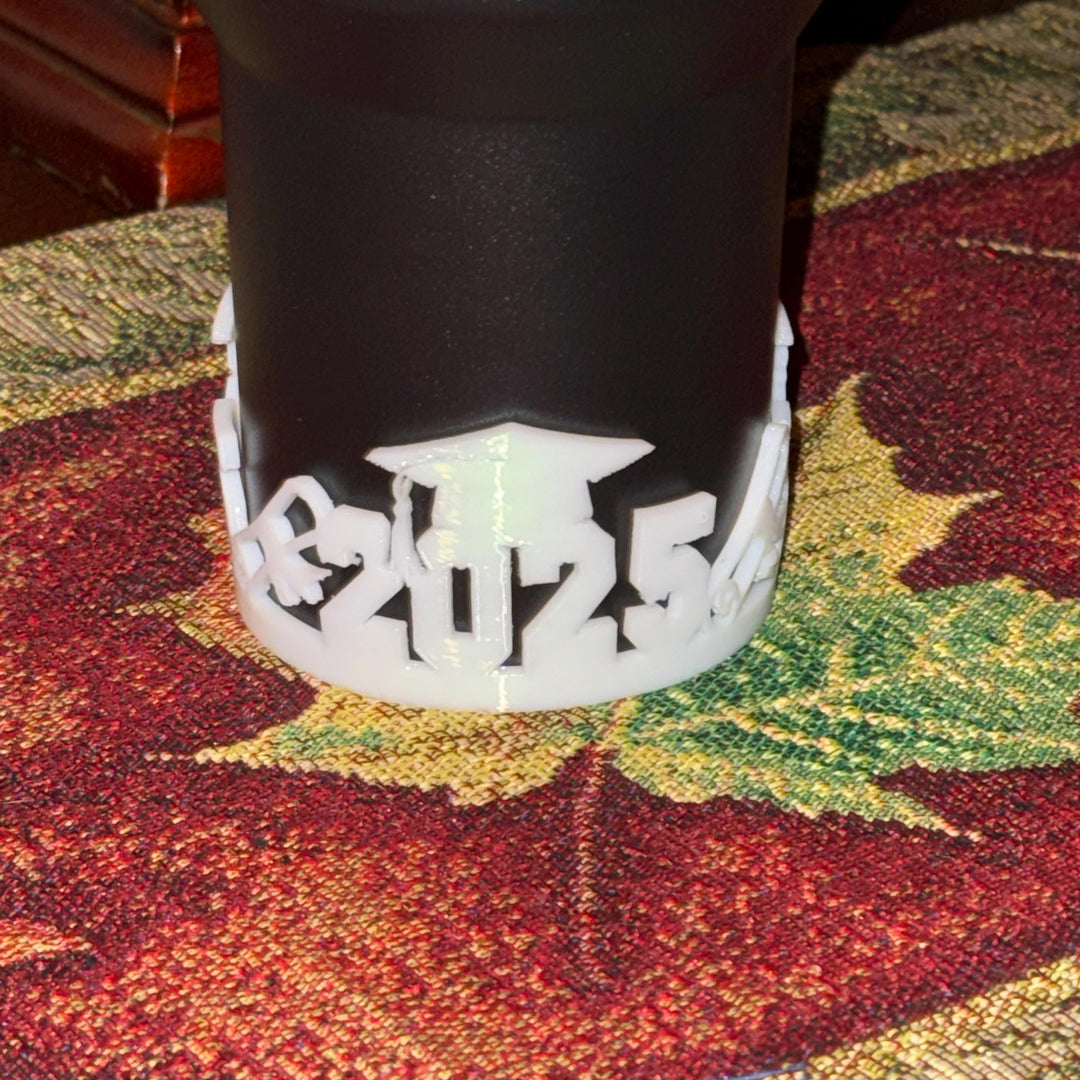 Senior 2025 Graduation Tumbler Boot, Cap and Gown Sleeve Design, Accessories for your 20/30 or 40 oz Stanley tumblers, Unique Gift