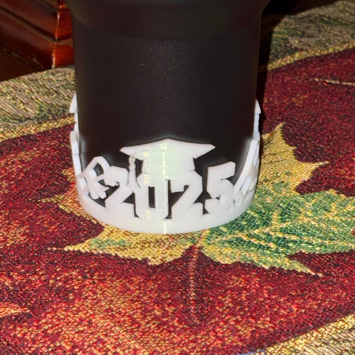 Senior 2025 Graduation Tumbler Boot, Cap and Gown Sleeve Design, Accessories for your 20/30 or 40 oz Stanley tumblers, Unique Gift