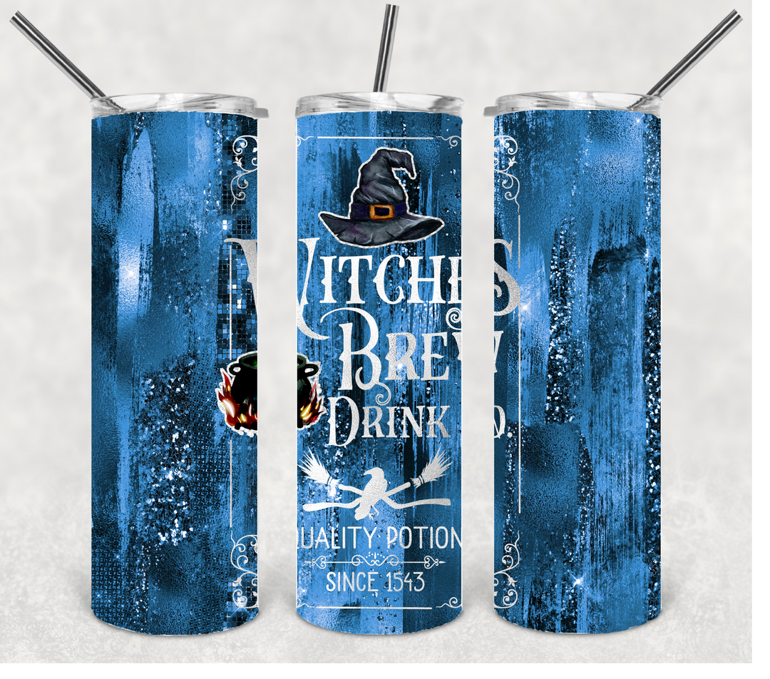Witches Brew Tumbler, Halloween Tumbler, 20 oz
