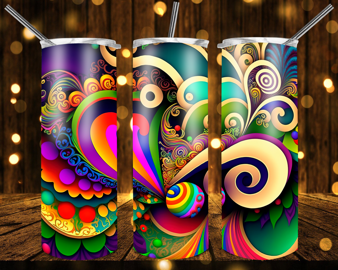 Mardi Gras Tumbler, Fleur De Lis Tumbler, Mardi Gras Mask