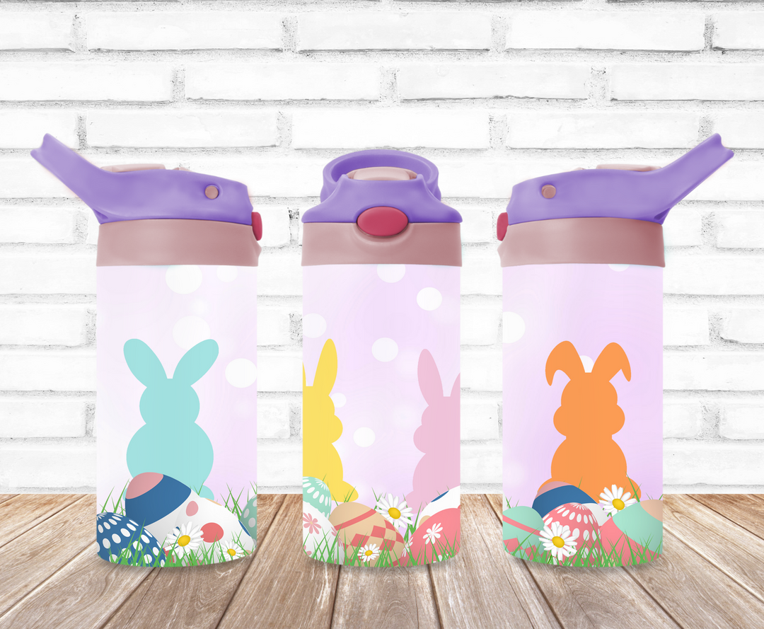 Easter Kids Tumbler, Kids Easter Water Bottle, Kids Water Tumbler, Kids FlipTop Cup