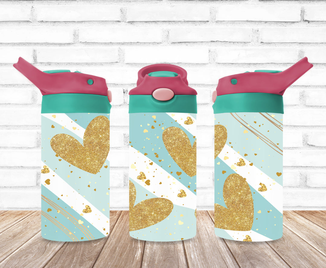 Valentine's Kids Tumbler, Kids Water Bottle, Kids FlipTop Cup, Kids Sippy Cup