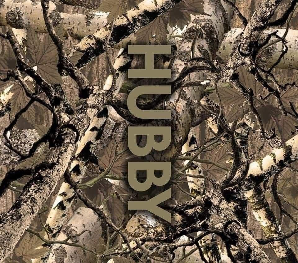 20 oz Skinny Tumbler - Hubby Camo