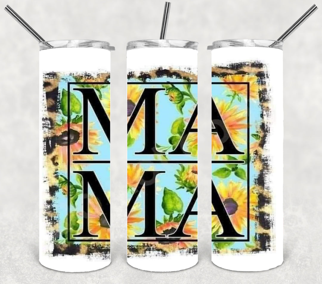 20 oz Skinny Tumbler - "MAMA"designs