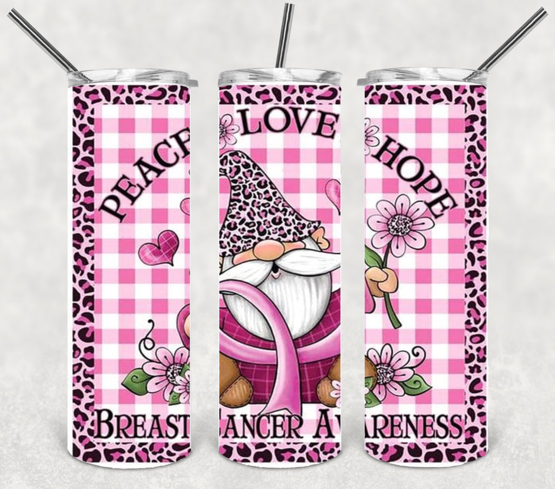 Breast Cancer Tumbler - Breast Cancer Awareness - Fight Breast Cancer