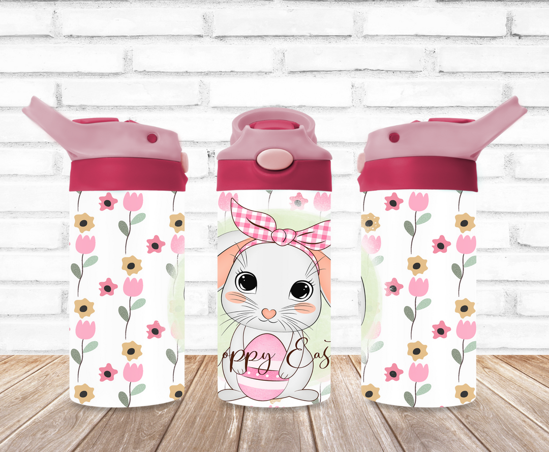Easter Kids Tumbler, Kids Easter Water Bottle, Kids Water Tumbler, Kids FlipTop Cup