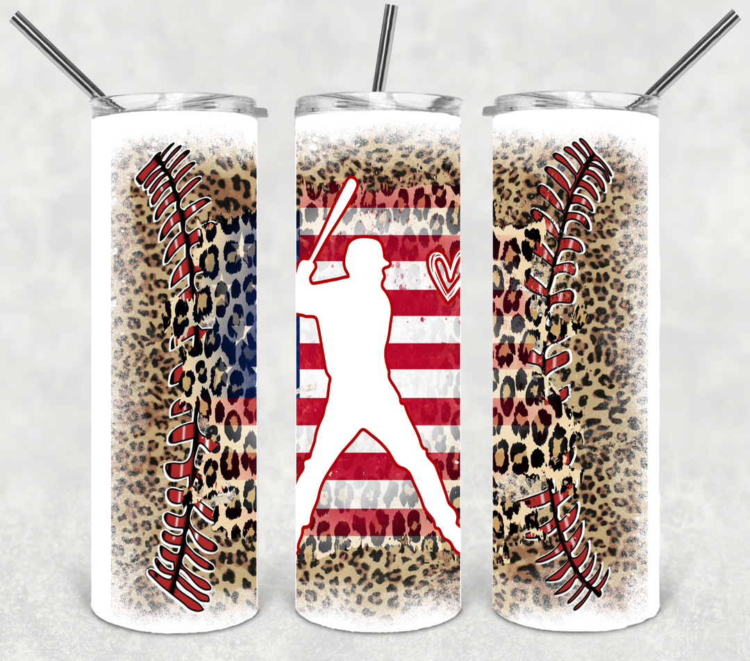 Baseball Tumbler, Baseball Mom, Softball Tumbler, 20 oz tumbler