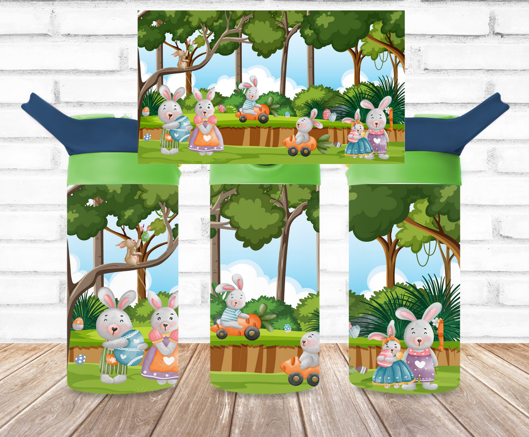 Easter Kids Tumbler, Kids Easter Water Bottle, Kids Water Tumbler, Kids FlipTop Cup