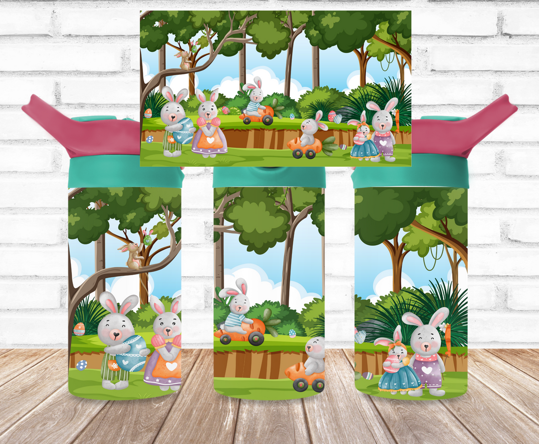 Easter Kids Tumbler, Kids Easter Water Bottle, Kids Water Tumbler, Kids FlipTop Cup
