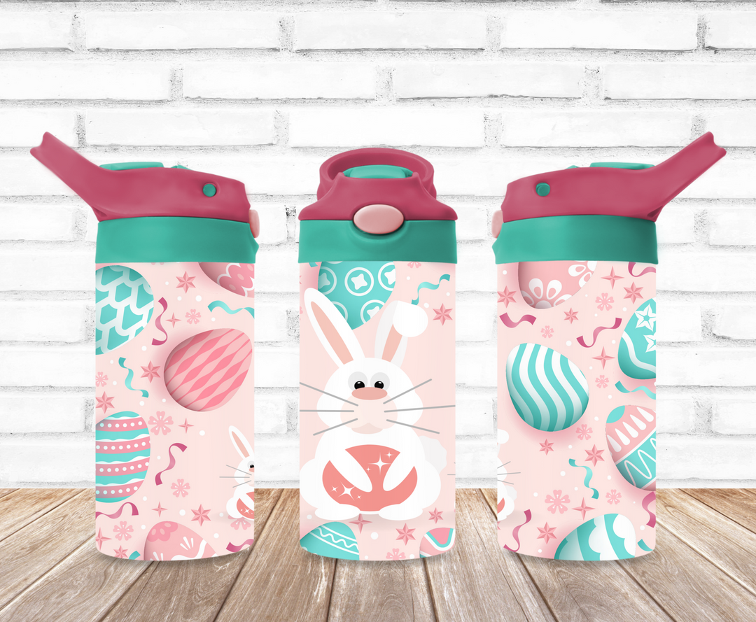 Easter Kids Tumbler, Kids Easter Water Bottle, Kids Water Tumbler, Kids FlipTop Cup