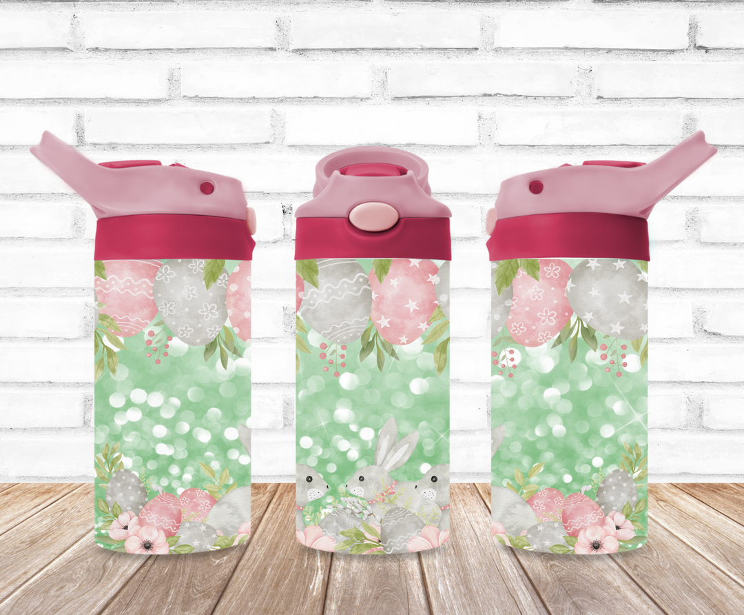 Easter Kids Tumbler, Kids Easter Water Bottle, Kids Water Tumbler, Kids FlipTop Cup