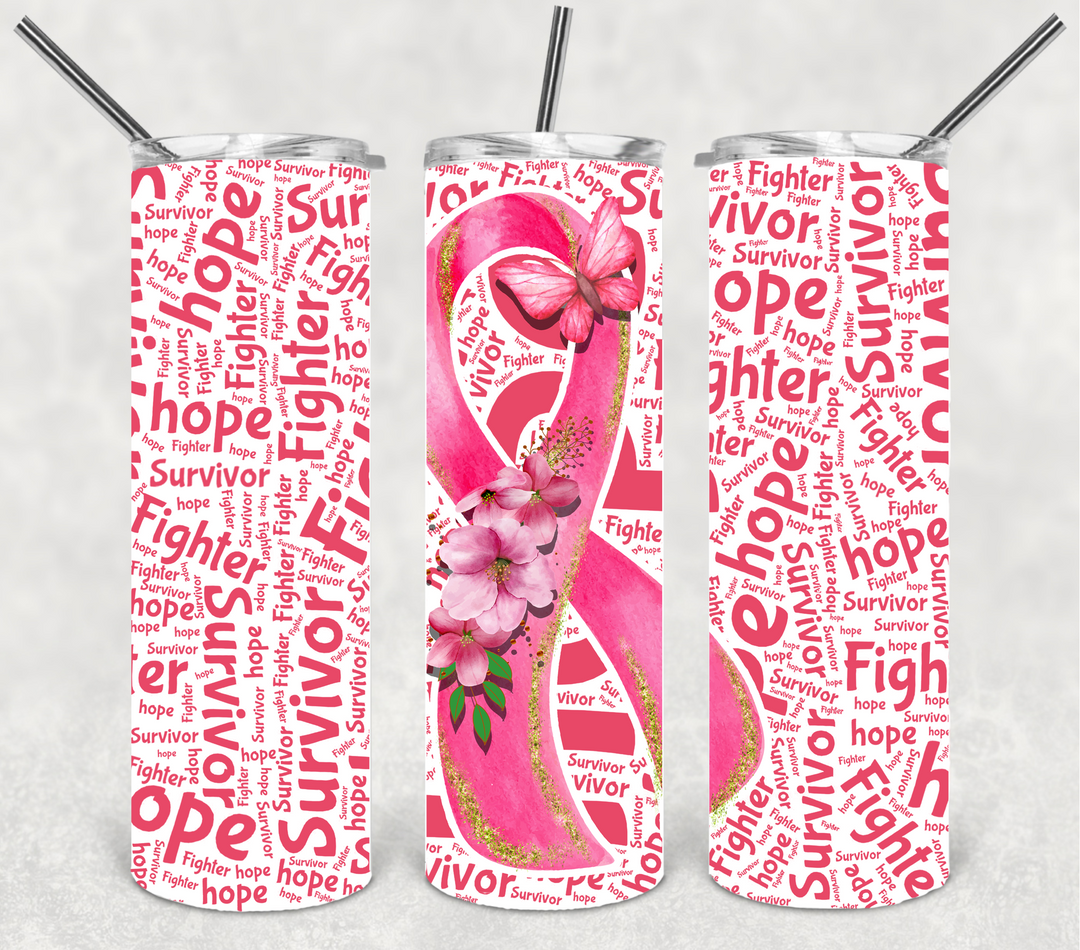 Breast Cancer Tumbler, Breast Cancer Awareness