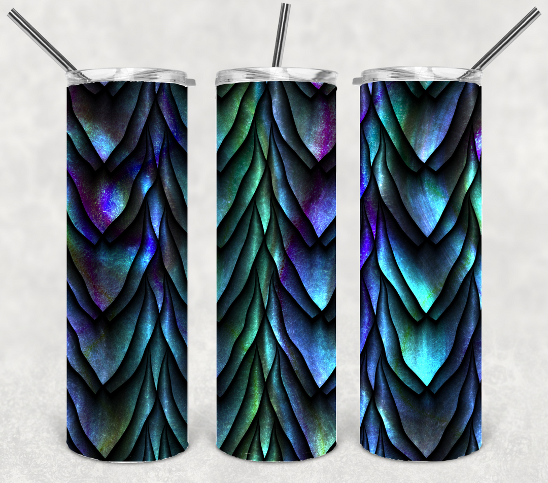 Dragon Tumbler Dragon Scale Dragon Tumbler Medieval Knight 20 oz Tumbler
