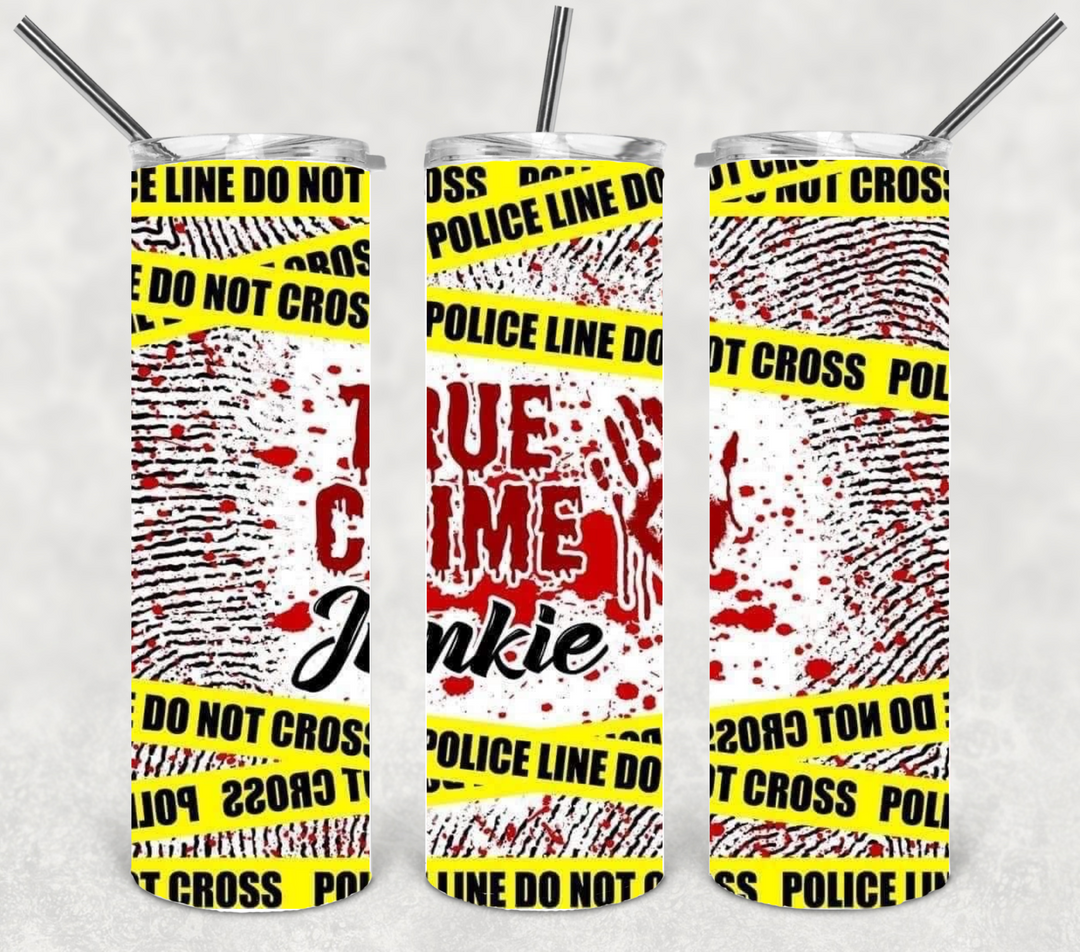 Halloween Themed Tumbler - Crime Shows Crime Scene True Crime