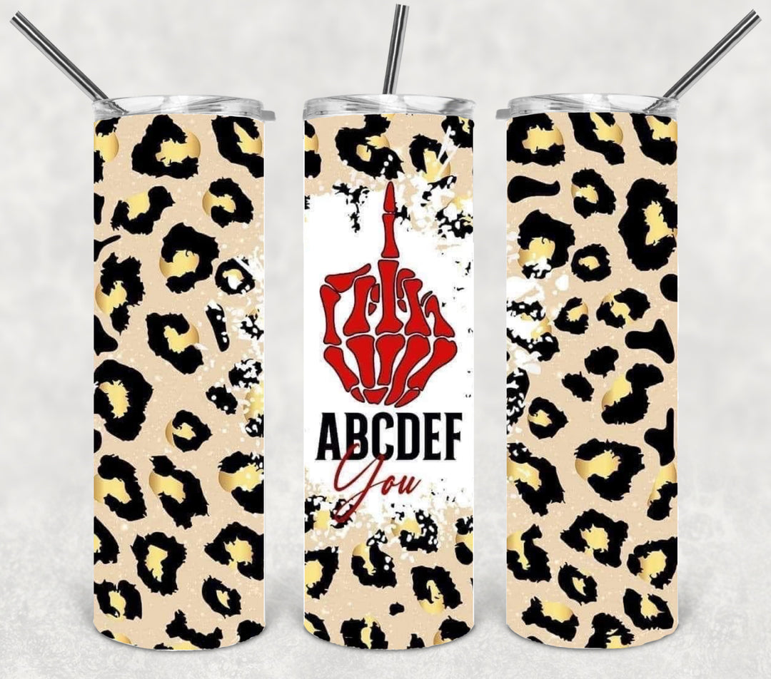 ABCDEF You Tumbler