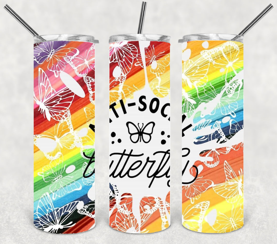Antisocial Butterfly Tumbler