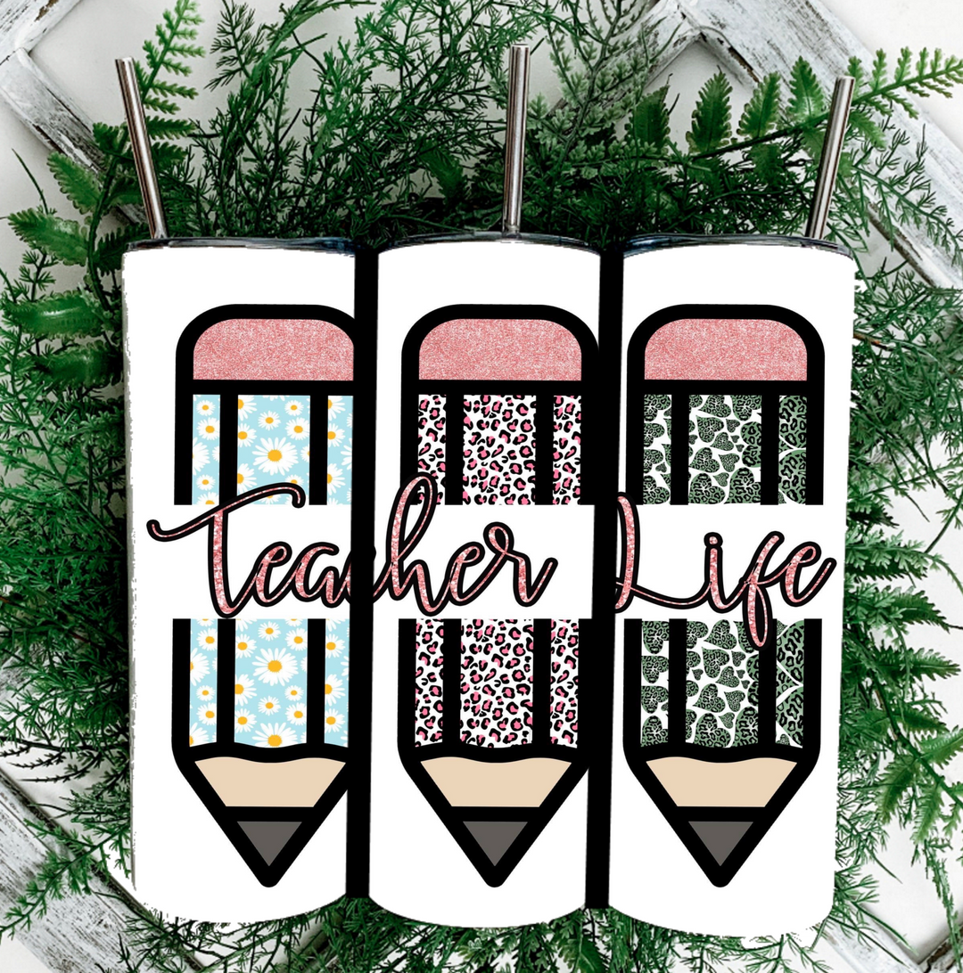 20 oz Tumbler - Teacher Gift - #TeacherLife