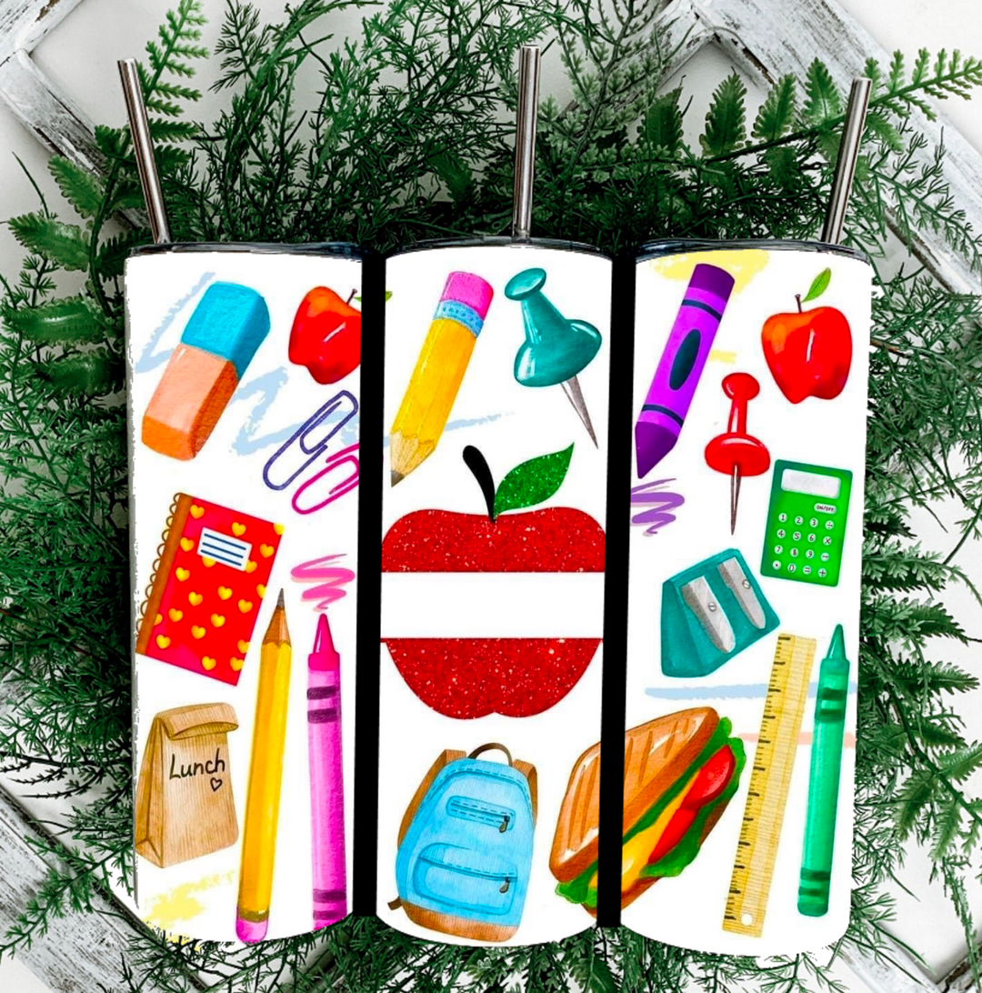 20 oz Tumbler - Teacher Gift - School Supplies