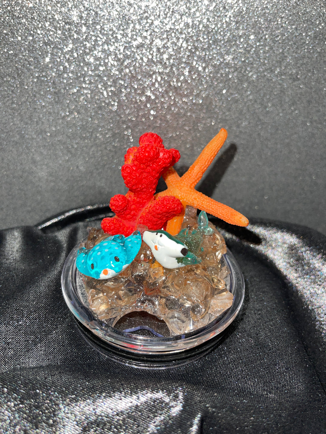 Beach Tumbler Topper 3D - Decorative Lid - 3D Tumbler Lid - Lid Topper