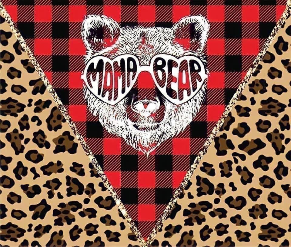 20 oz Skinny Tumbler - Mama Bear