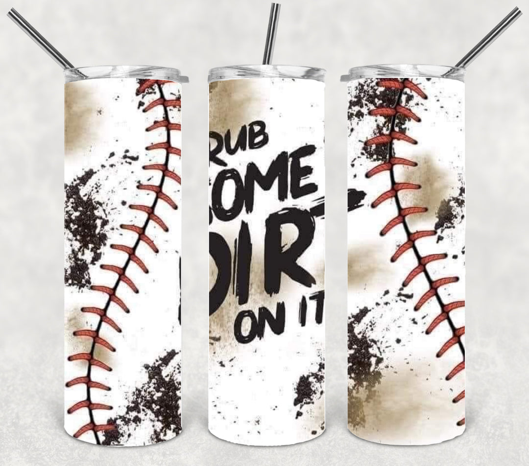 Baseball Tumbler, Baseball Mom, Softball Tumbler, 20 oz tumbler