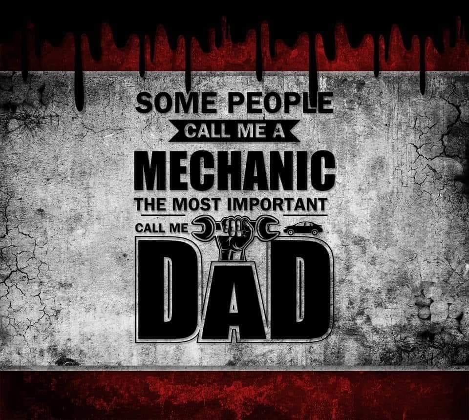 20 oz Skinny Tumbler - Mechanic Dad