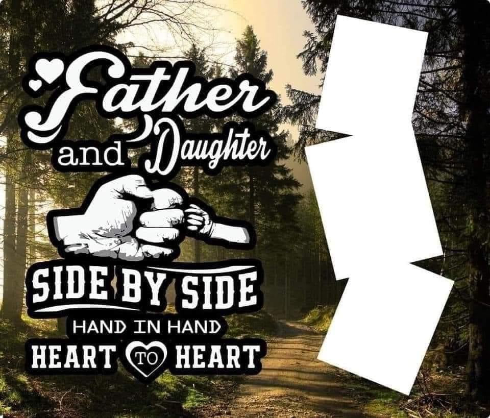 20 oz Skinny Tumbler - Father and Daughter Side By Side