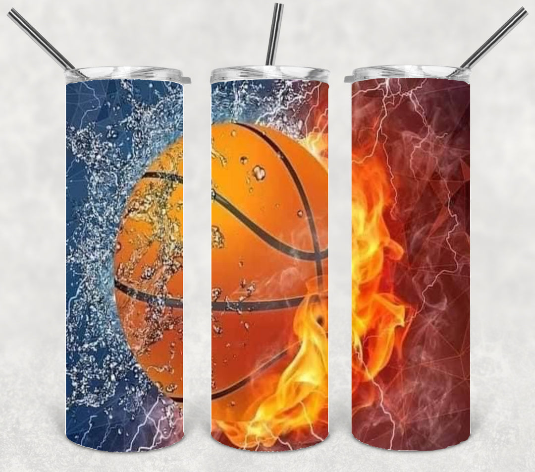 Basketball Tumbler, Basketball Mom, 20 oz tumbler