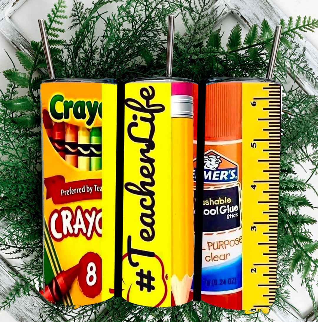 20 oz Tumbler - Teacher Gift - School Supplies Tumbler