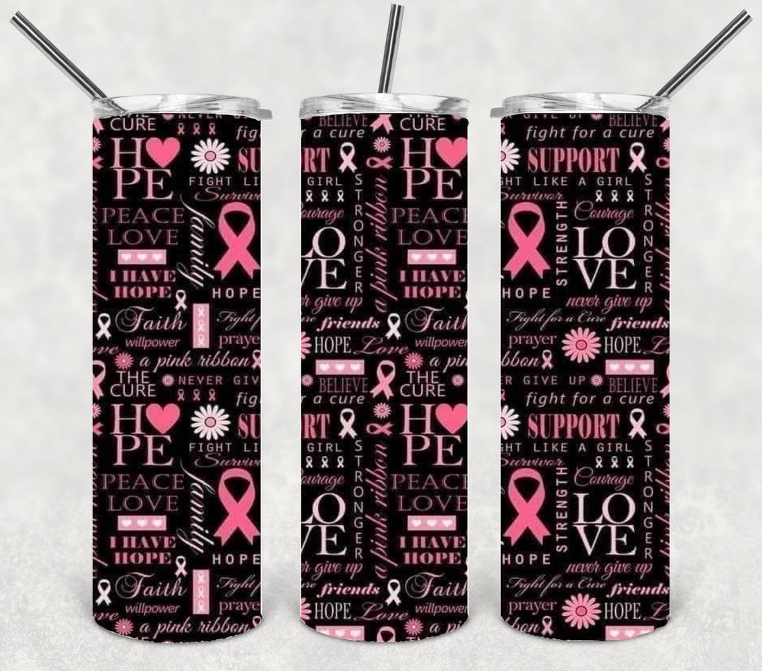 Breast Cancer Tumbler - Breast Cancer Awareness