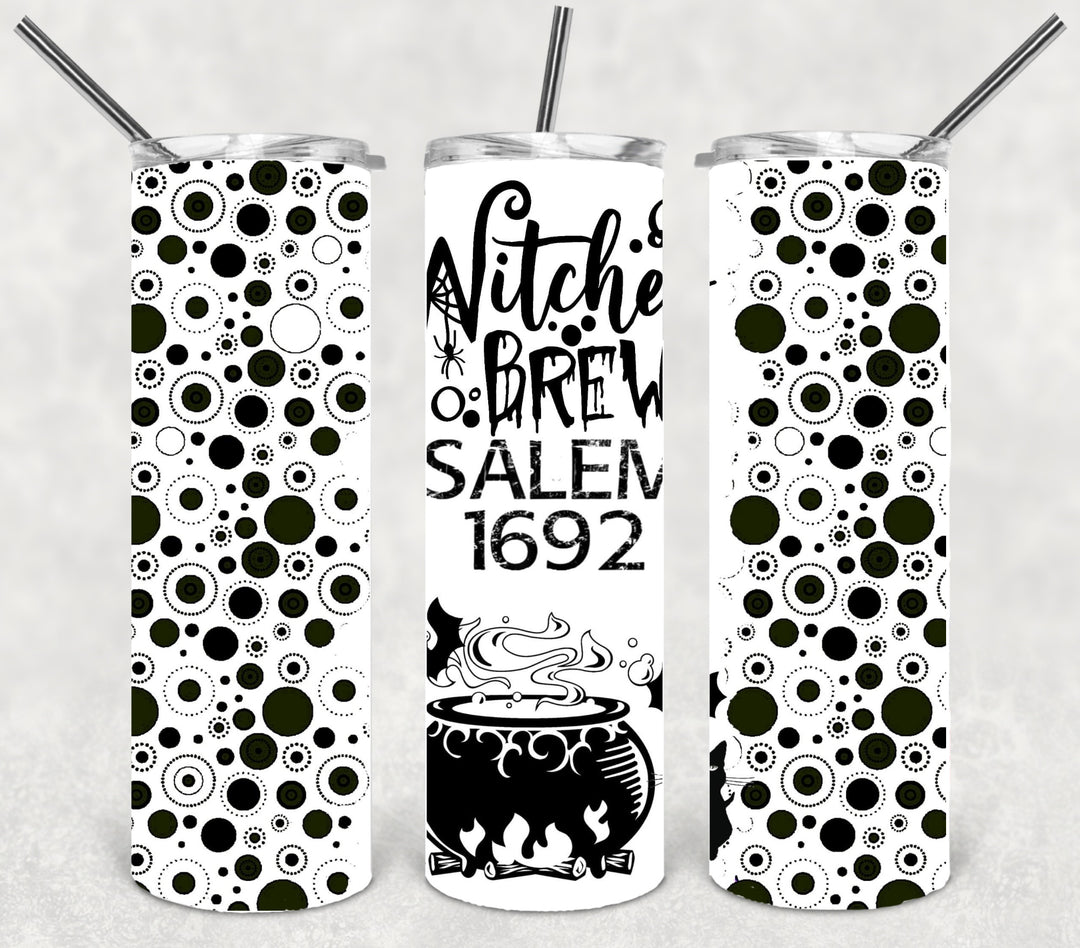 20 oz Tumbler, Witches Brew Halloween Tumbler