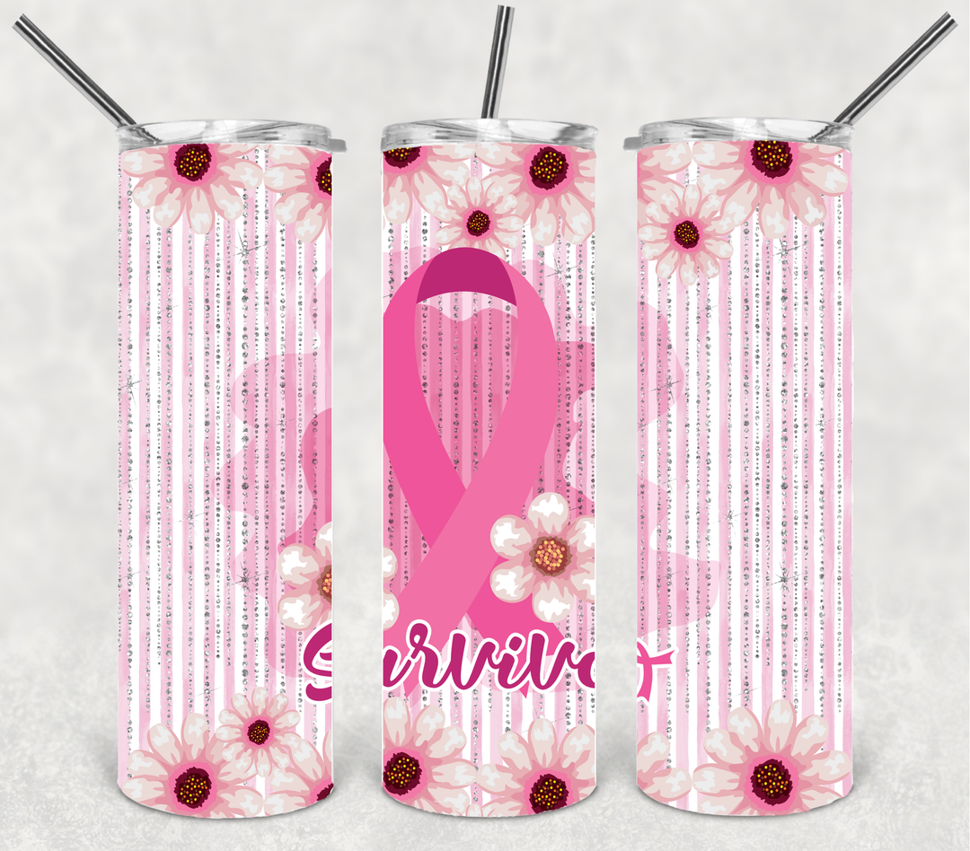 Breast Cancer Tumbler, Breast Cancer Awareness