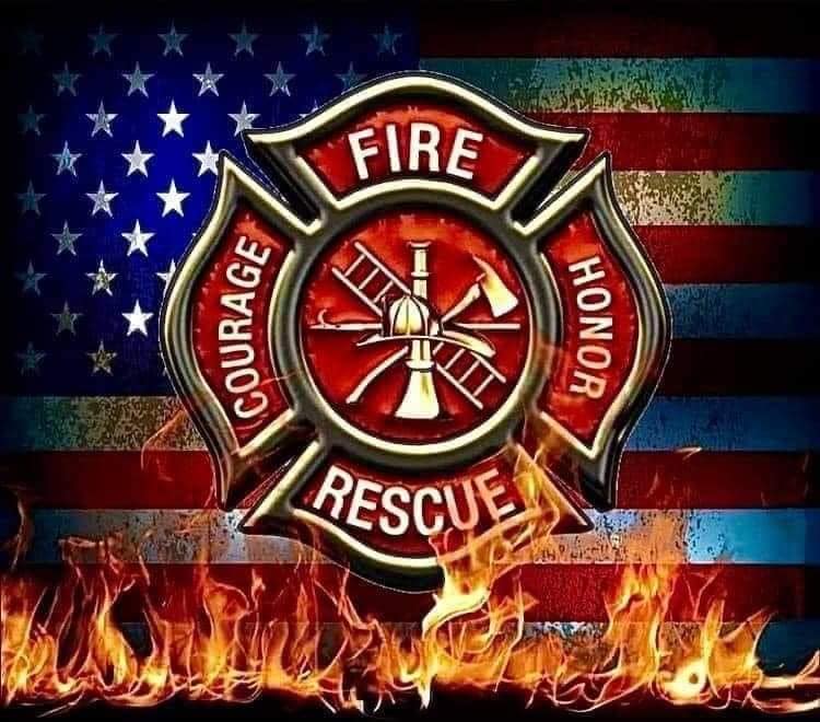 20 oz Skinny Tumbler - First Responder - Fireman Badge